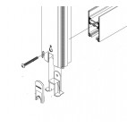 238616 Cache rail coulissant SCHUCO