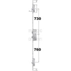 AS2500 T16 axe 40 crochets KFV serrure 3 points