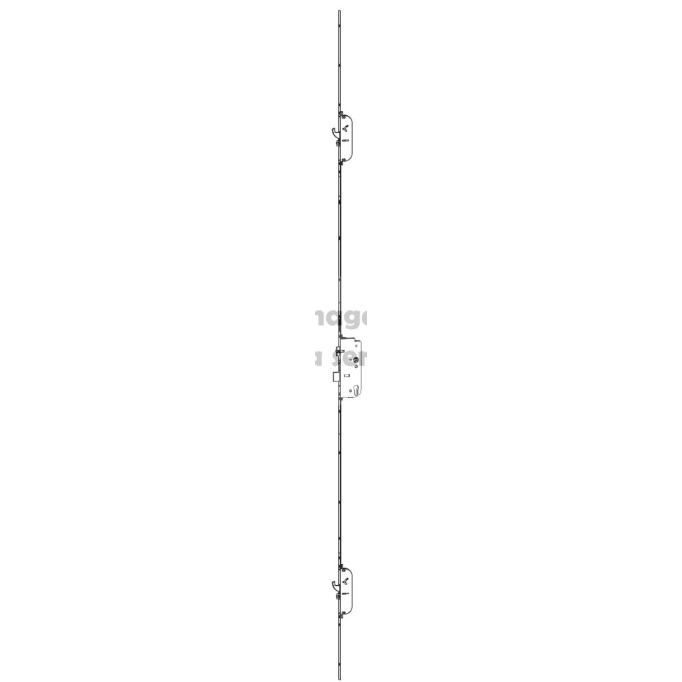 245001 auto magnétique crochets Axes 40/92 A-TS 6 points MACO